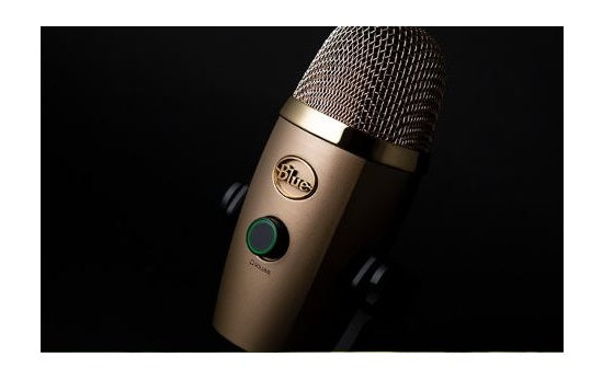 Blue Microphones Yeti Nano Premium USB Microphone - Cubano Gold 836213000489