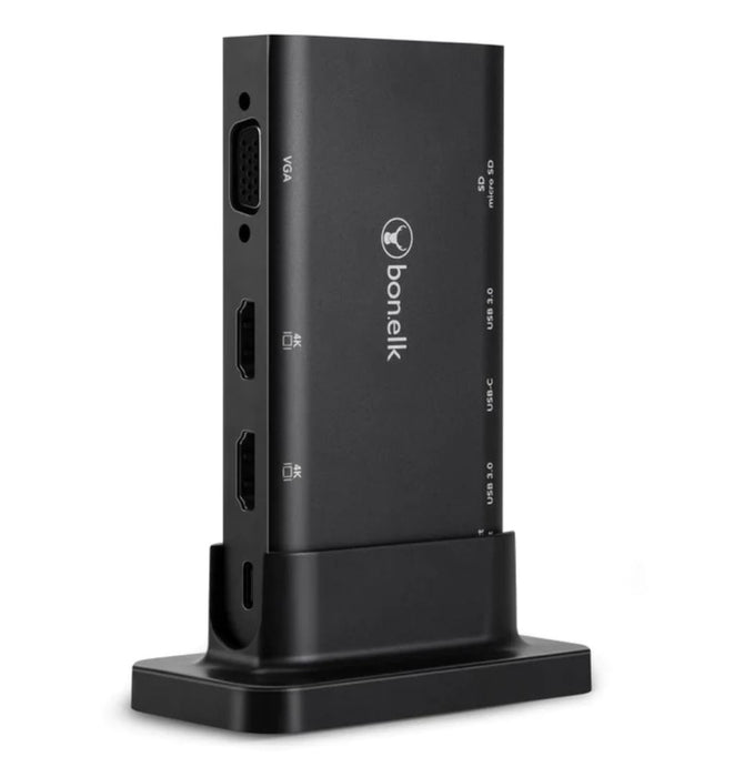 Bonelk Desktop Series 9 in 1 USB-C Multiport Hub (Black)