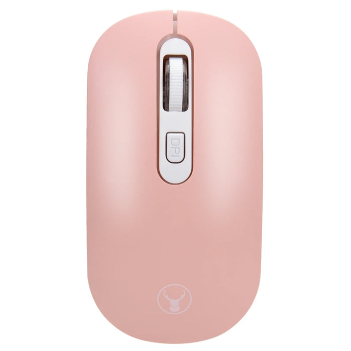 Bonelk KM-322 Slim Wireless Keyboard and Mouse Combo - Salmon ELK-61007-R 9352850003733 - LX2001 - Homewares, Outdoor, Phone Accessories, Cases, Speakers, Headphones + More -