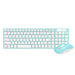 Bonelk KM-322 Slim Wireless Keyboard and Mouse Combo - Teal ELK-61006-R 9352850003726 - LX2001 - Homewares, Outdoor, Phone Accessories, Cases, Speakers, Headphones + More -