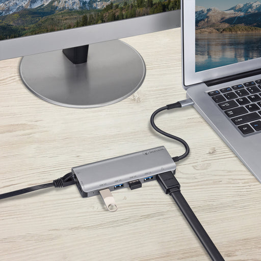 Bonelk Long-Life 7 in 1 Multiport Hub - Space Grey ELK-80028-R 9352850004150