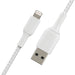 Belkin BOOST CHARGE Braided Lightning to USB-A Cable (1m / 3.3ft, White) - LX2001 - Homewares, Outdoor, Phone Accessories, Cases, Speakers, Headphones + More -