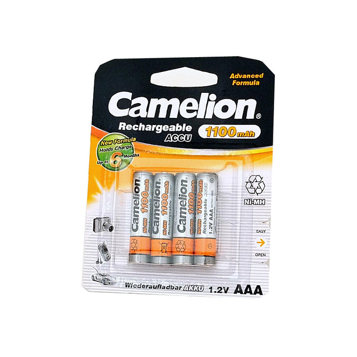CAMELION AAA 4PK 1100mah Rechargeable batteries