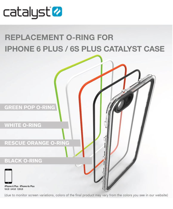 iPhone 6S Plus Replacement O-Ring CATALYST Case CATORIBLK6+
