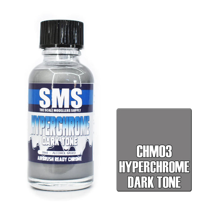 Airbrush Paint 30Ml Hyperchrome Dark Tone Alcohol Base Scale Modellers Supply