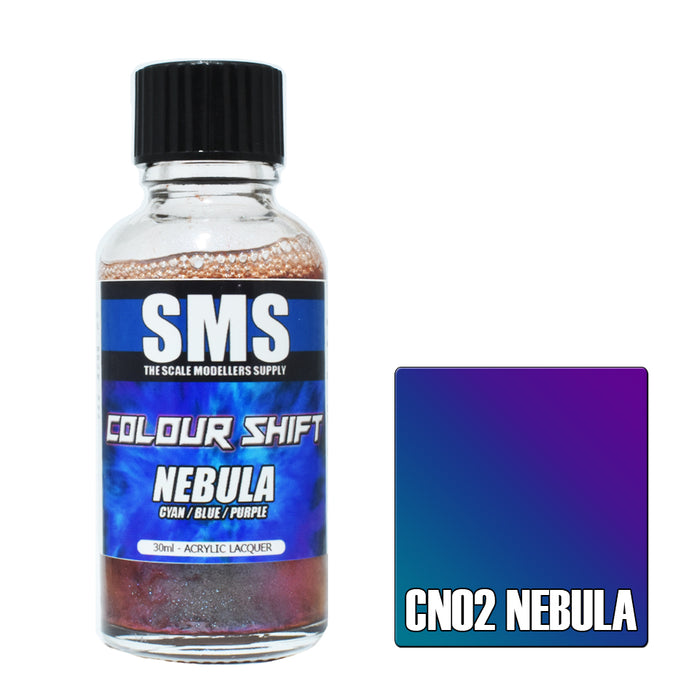 Air Brush paint 30ML colour shift NEBULA  ACRYLIC lacquer SCALE MODELLERS SUPPLY