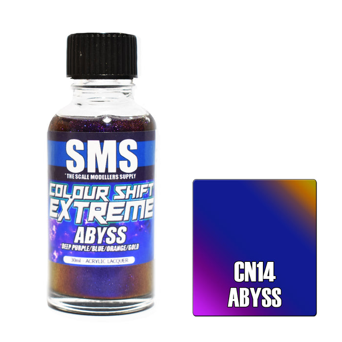 Air Brush paint 30ML colour shift extreme ABYSS  ACRYLIC lacquer