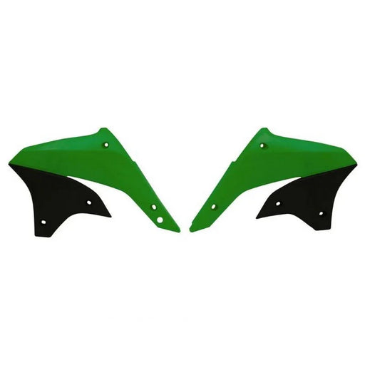RADIATOR SHROUDS RTECH KAWASAKI KLX450R 07-16 GREEN BLACK - LX2001 - Homewares, Outdoor, Phone Accessories, Cases, Speakers, Headphones + More -