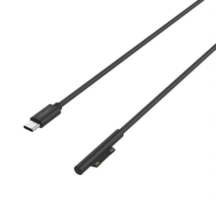 Cygnett USB-C to Surface Cable 1M Black - LX2001 - Homewares, Outdoor, Phone Accessories, Cases, Speakers, Headphones + More -
