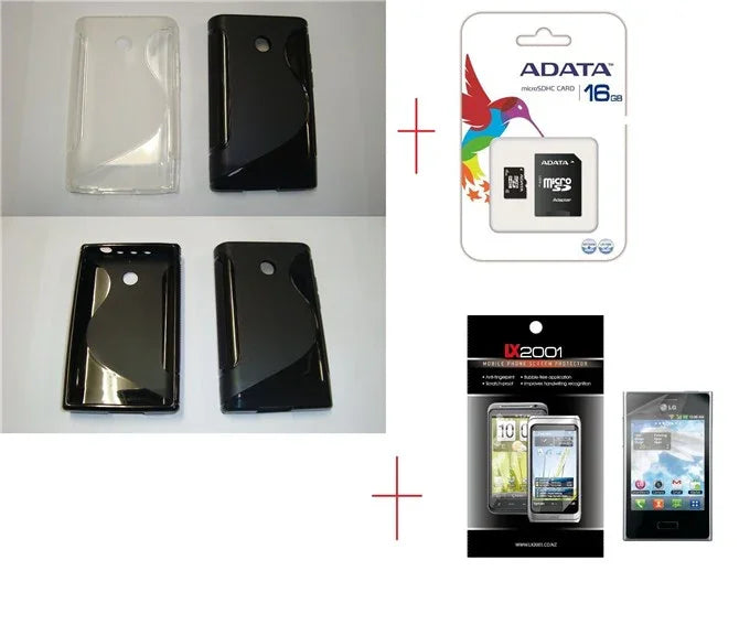 LG Optimus L3 E400 Case 16GB Card - LX2001 - Homewares, Outdoor, Phone Accessories, Cases, Speakers, Headphones + More -