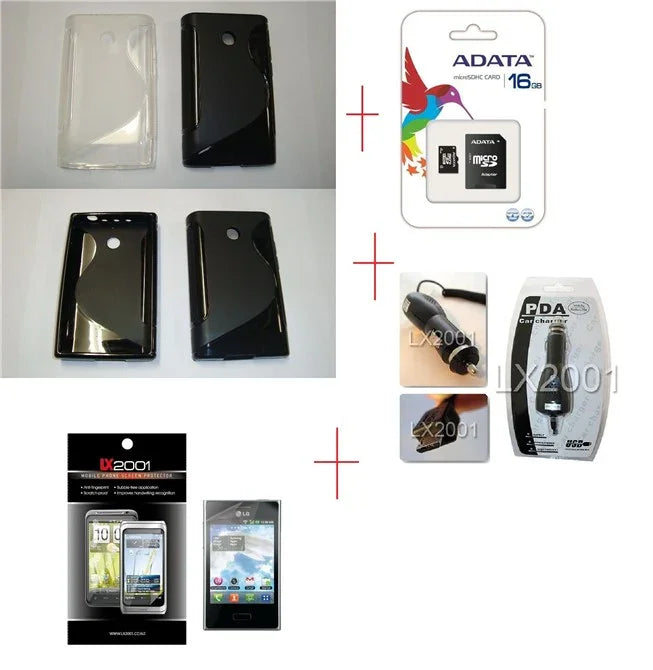 LG Optimus L3 E400 Case 16GB ChaRger - LX2001 - Homewares, Outdoor, Phone Accessories, Cases, Speakers, Headphones + More -