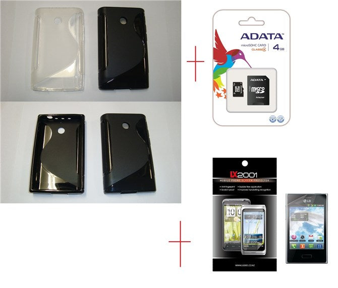 LG Optimus L3 E400 Case 4GB Card