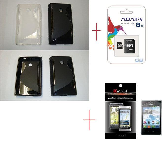 LG Optimus L3 E400 Case 8GB Card
