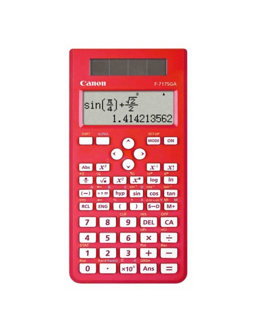 Canon F717SGA Scientific Calculator RED F717SGARED