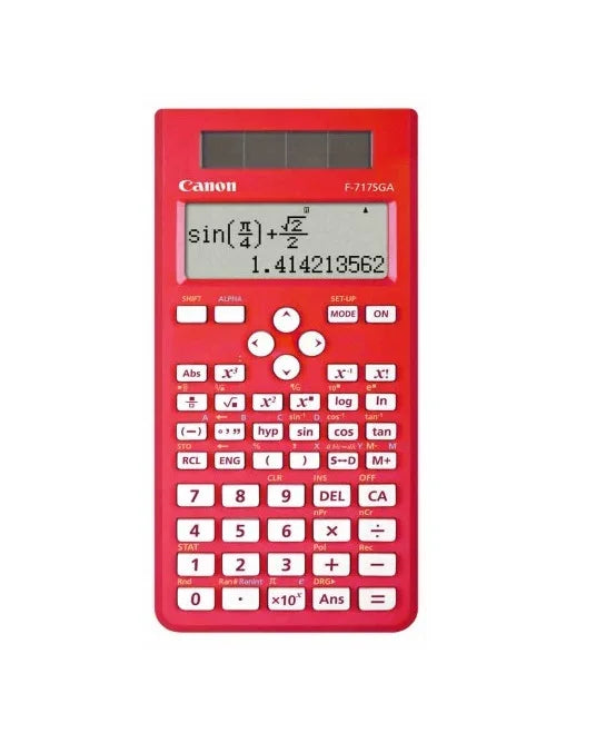 Canon F717SGA Scientific Calculator RED F717SGARED - LX2001 - Homewares, Outdoor, Phone Accessories, Cases, Speakers, Headphones + More -