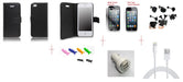 Iphone 5 Carbon Case Car Kit Charger USB PC Cable