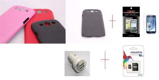 Samsung Galaxy S3 i9300 Carbon Case 16GB Charger - LX2001 - Homewares, Outdoor, Phone Accessories, Cases, Speakers, Headphones + More -