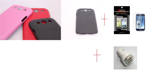 Samsung Galaxy S3 Carbon Case SP DUAL Car Charger