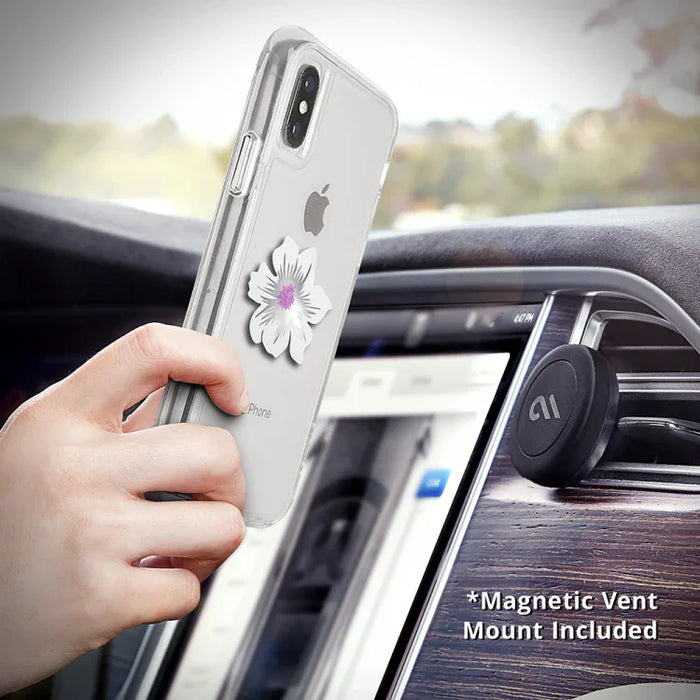 Casemate Car Charm Magnetic Car Mount - White Flower CM038953 - LX2001 - Homewares, Outdoor, Phone Accessories, Cases, Speakers, Headphones + More -