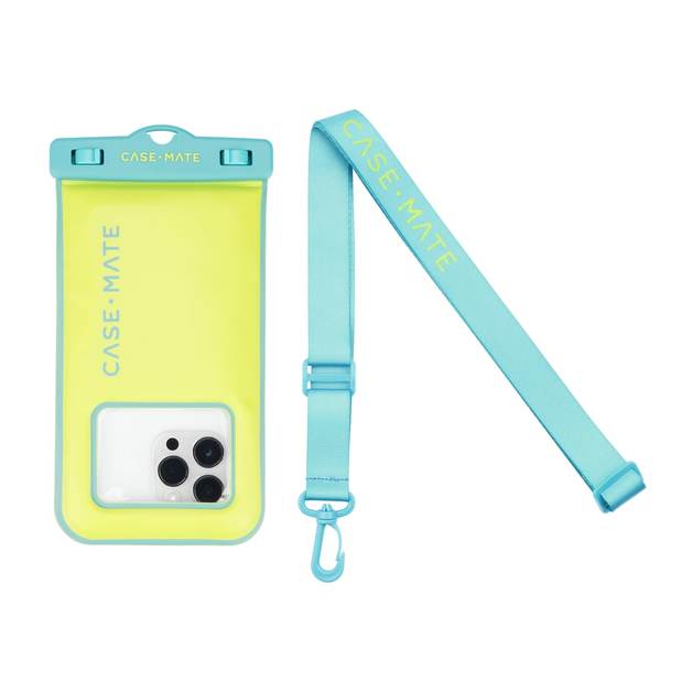 Casemate Waterproof Floating Pouch - Lime / Blue