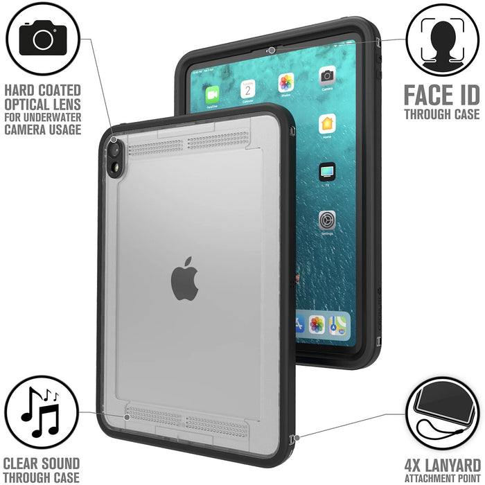 Catalyst Apple iPad Pro 11" 2018 2019 1st Gen Waterproof Case - Black CATIPDPRO11BLK 840625104321
