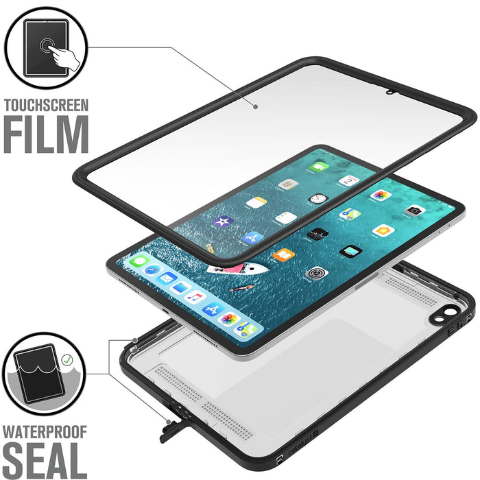 Catalyst Apple iPad Pro 11" 2018 2019 1st Gen Waterproof Case - Black CATIPDPRO11BLK 840625104321