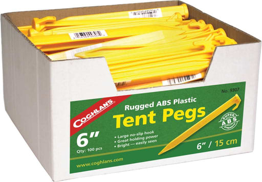 Coghlans 6" ABS Tent Pegs - 100 Pack 9307 COG9307