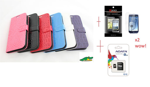 Samsung Galaxy S3 Crocodile Case 8GB MicroSD