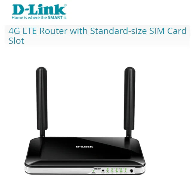 D-Link 4G LTE Router with Standard-size SIM Card Slot DWR-921 - LX2001 - Homewares, Outdoor, Phone Accessories, Cases, Speakers, Headphones + More -