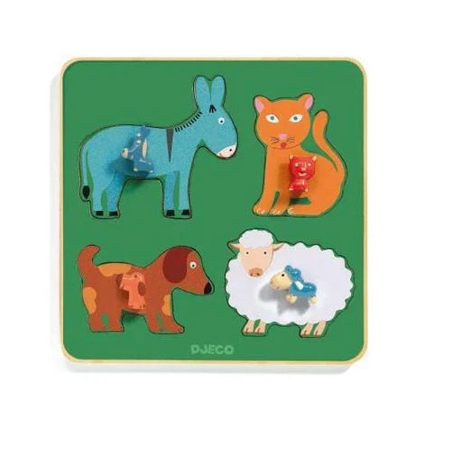 Djeco Family Farm Baby Wooden Puzzle - LX2001 - Homewares, Outdoor, Phone Accessories, Cases, Speakers, Headphones + More -
