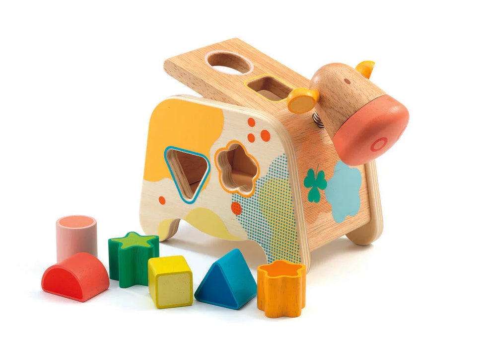 Cachatou Shape Sorter Wood Cow - LX2001 - Homewares, Outdoor, Phone Accessories, Cases, Speakers, Headphones + More -