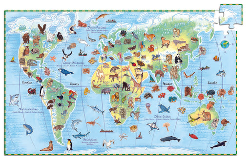 World's Animals Puzzle 100pc - Djeco