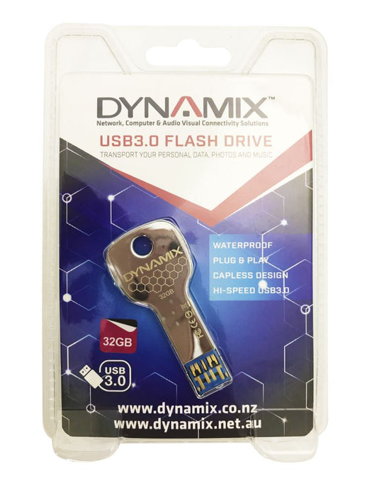 DYNAMIX 32GB USB 3.0 Key Flash Drive U3-KFD32GB