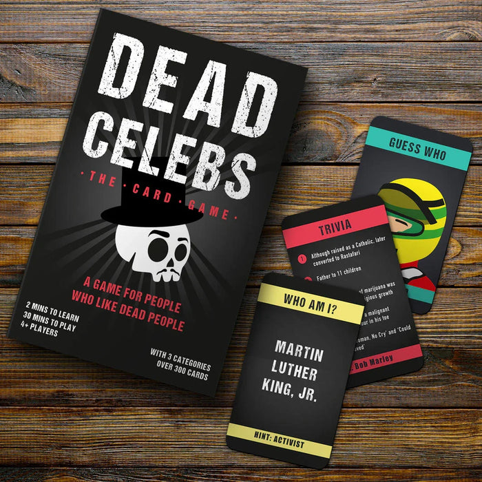 Dead Celeb Card Game - LX2001 - Homewares, Outdoor, Phone Accessories, Cases, Speakers, Headphones + More -