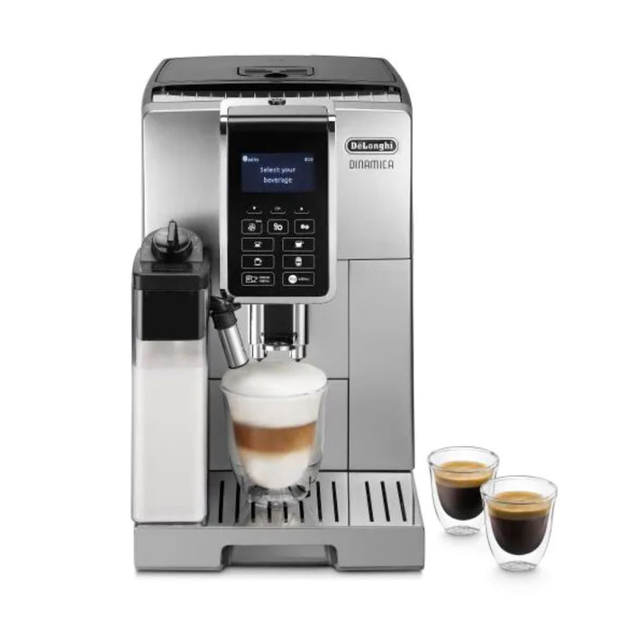 Delonghi Dinamica Coffee Machine Black / Silver ECAM35055SB