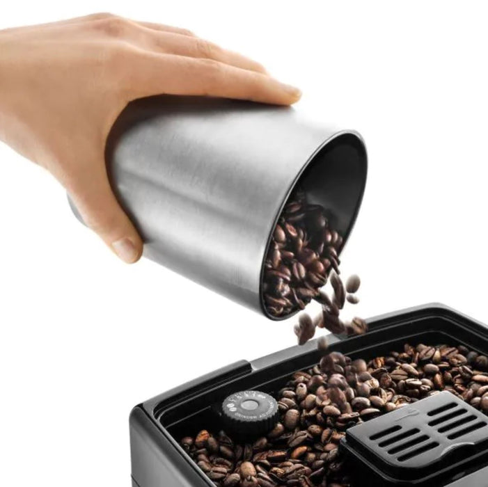 Delonghi Dinamica Coffee Machine Black / Silver ECAM35055SB