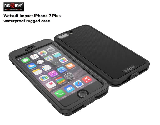Apple iPhone 7 Plus Dog & Bone Wetsuit Impact Waterproof Rugged Case BLACK DAB-IP7PW003