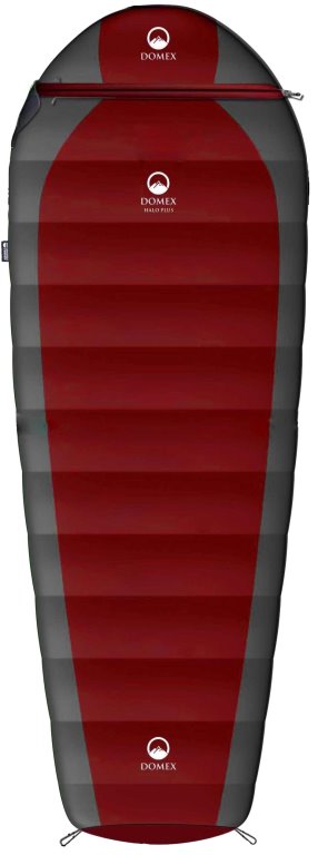 Domex Halo Plus Sleeping Bag Standard (Right) - Red / Charcoal HALOPS-R