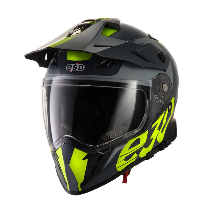 Helmet Eldorado E30 Adventure Helmet FLURO GRAPHIC 2XL
