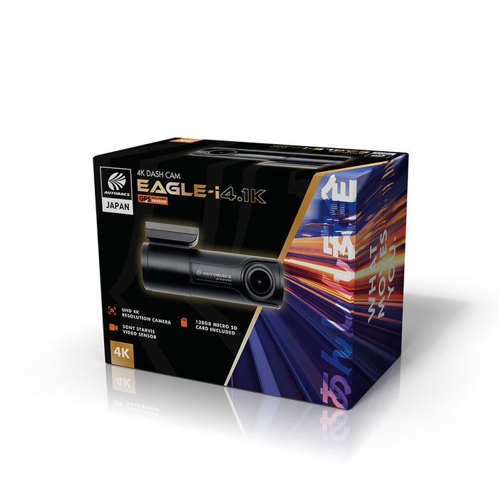 Autobacs Eagle I 4.1K 4K Wifi Gps Dvr Dash Cam 128Gb