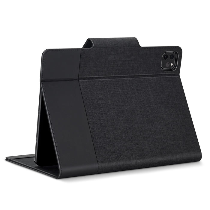 Bonelk Smart Fabric Folio for 11 inch iPad Pro 2nd/3rd Gen (Black/Blue)