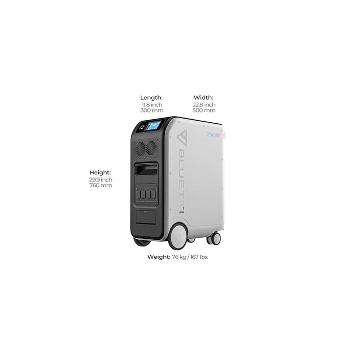 Bluetti Ep500 Ups Home Backup Power Station | 2000W (4800W Surge) 5100Wh