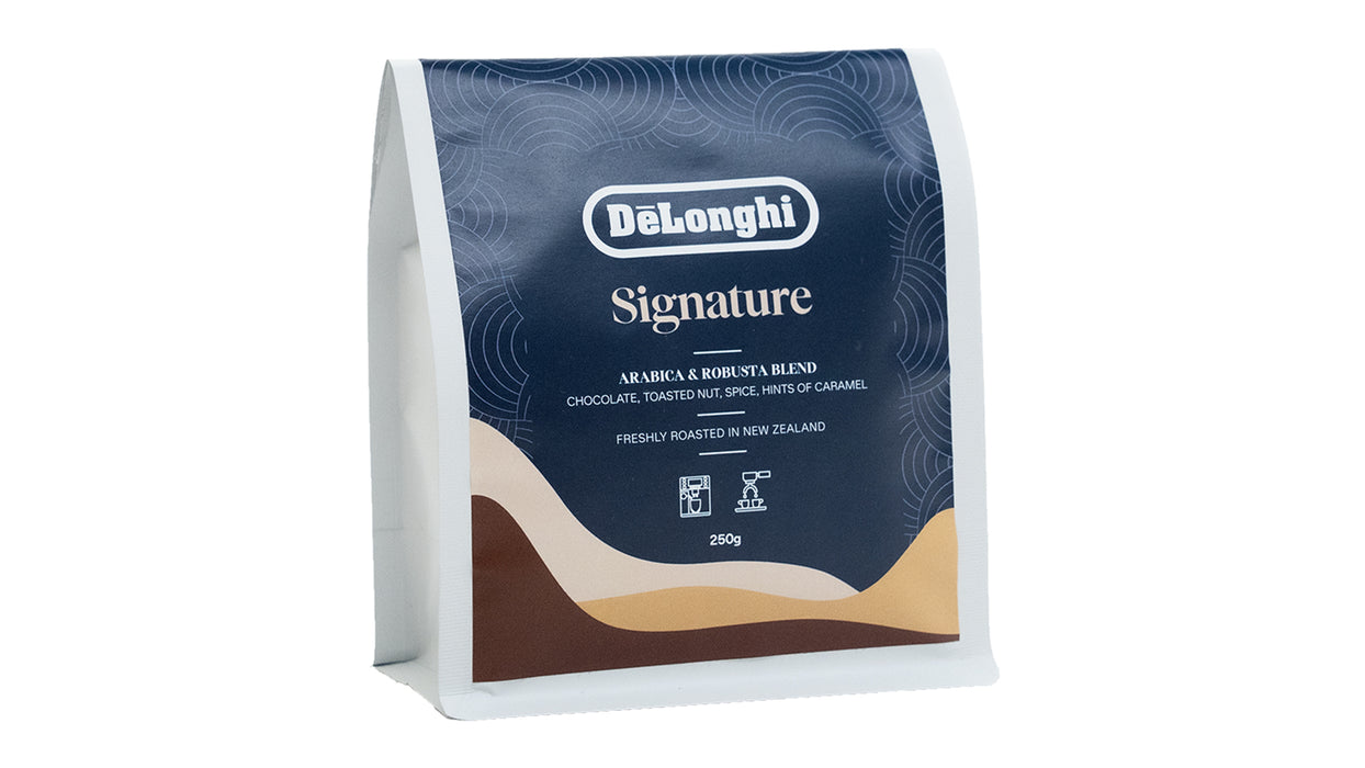 DeLonghi NZ Roasted Signature 250G Coffee beans