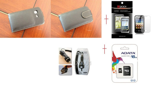 Samsung Pocket Leather Case 16GB MicroSD Charger - LX2001 - Homewares, Outdoor, Phone Accessories, Cases, Speakers, Headphones + More -