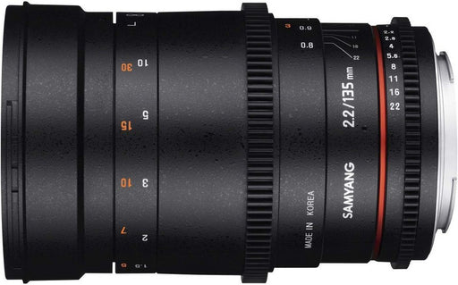 SAMYANG LENS 135MM T2.2 VDSLR ED UMC MF NIKON F