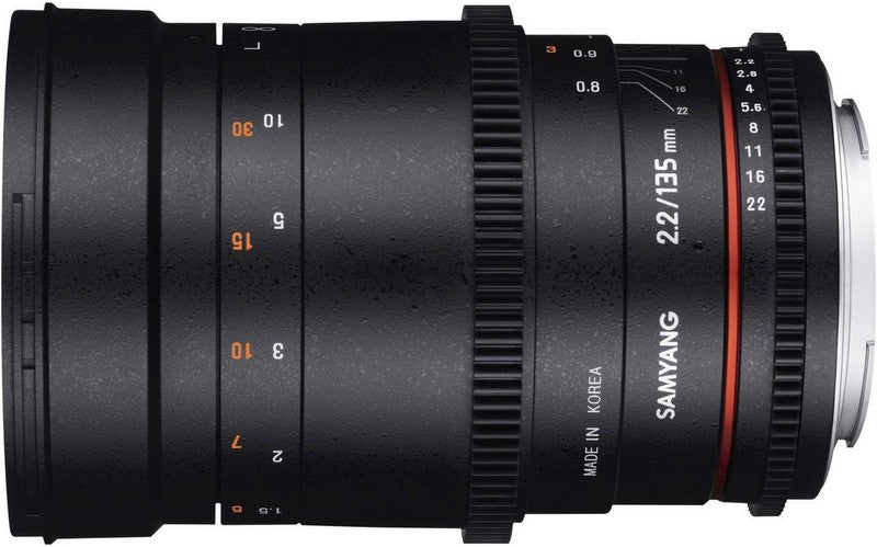 SAMYANG LENS 135MM T2.2 VDSLR ED UMC MF NIKON F