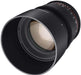 SAMYANG LENS 85MM T1.5 VDSLR AS IF UMC II MF CANON EF