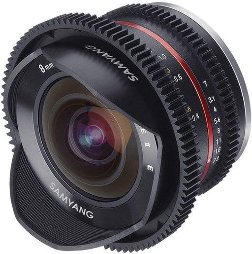 SAMYANG LENS 8MM T3.1 VDSLR FISH EYE CSII MF FUJI X