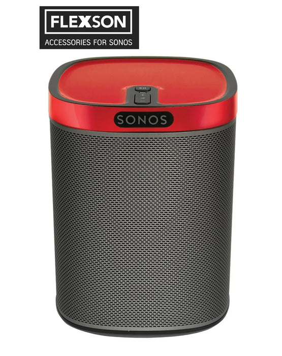 FLEXSON ColourPlay Skin for Sonos PLAY:1 - Play 1 - Racing Red Gloss FLXP1CP1031 - LX2001 - Homewares, Outdoor, Phone Accessories, Cases, Speakers, Headphones + More -