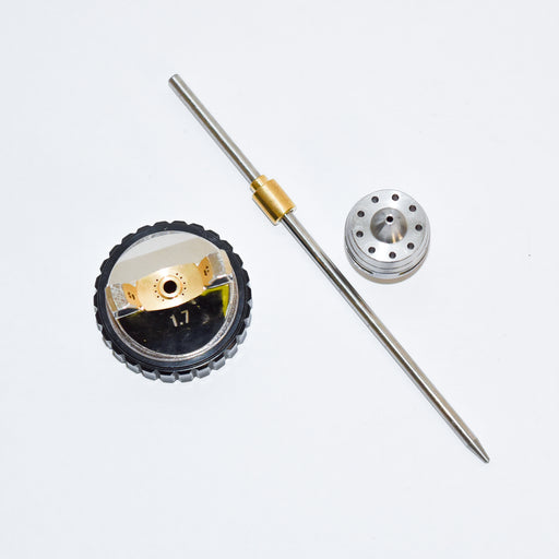FORMULA SUCTION SPRAY GUN NEEDLE / NOZZLE / AIRCAP SET 1.7MM